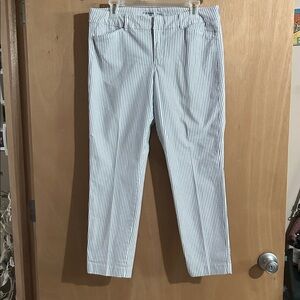 Old Navy Blue and White Striped Women’s Pants